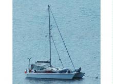 Prout Catamaran Snowgoose 37 : Au mouillage